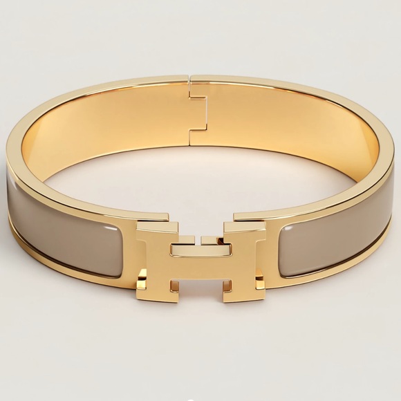 Hermes Clic H bracelet - Marron Glacé - Picture 1 of 9